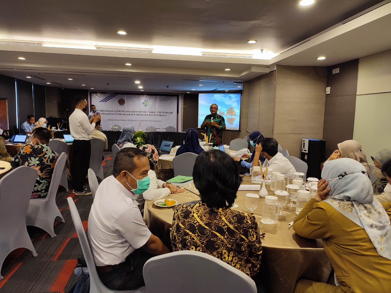 Pelaksanaan Uji Rencana Kontijensi dan Finalisasi Dokumen Rencana Kontijensi Penanggulangan Kedaruratan Kesehatan Masyarakat Kab. Kulon Progo